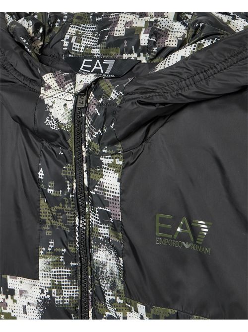 EA7 children's jacket with camouflage pattern EMPORIO ARMANI EA7 | 6DBB10-BN9FZ2202